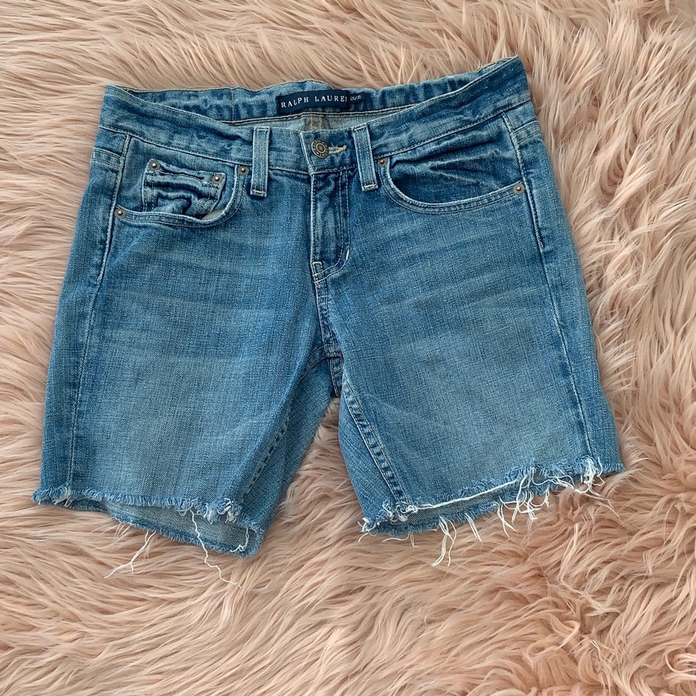 Ralph Lauren dungarees denim shorts 26/35